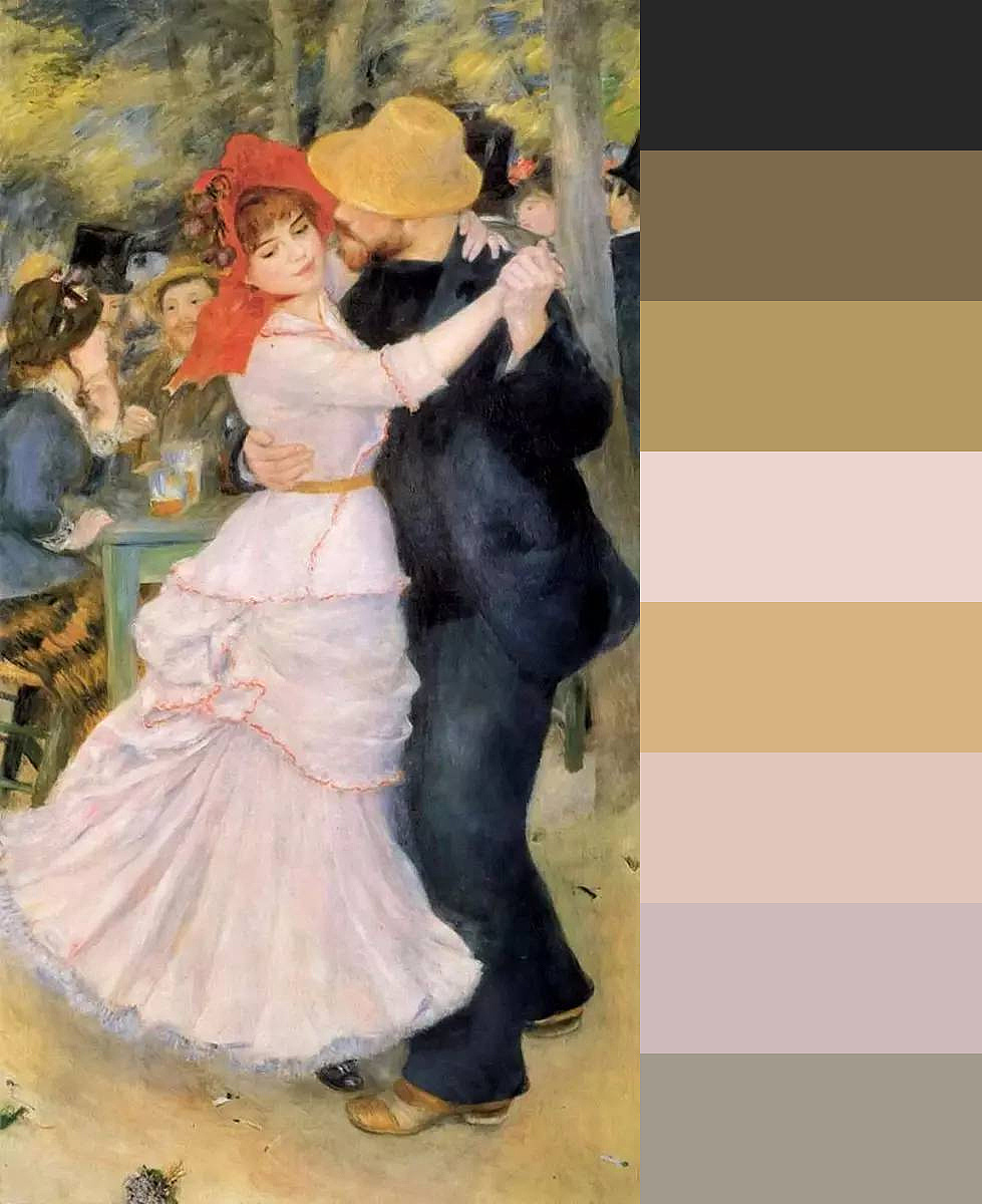 名画色卡