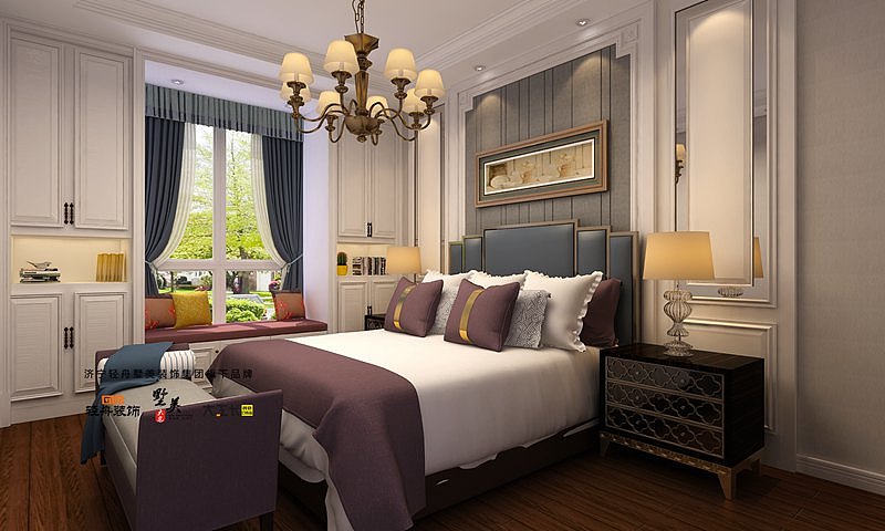 济宁创业公寓K号楼东户215平米欧式风格装修效果图