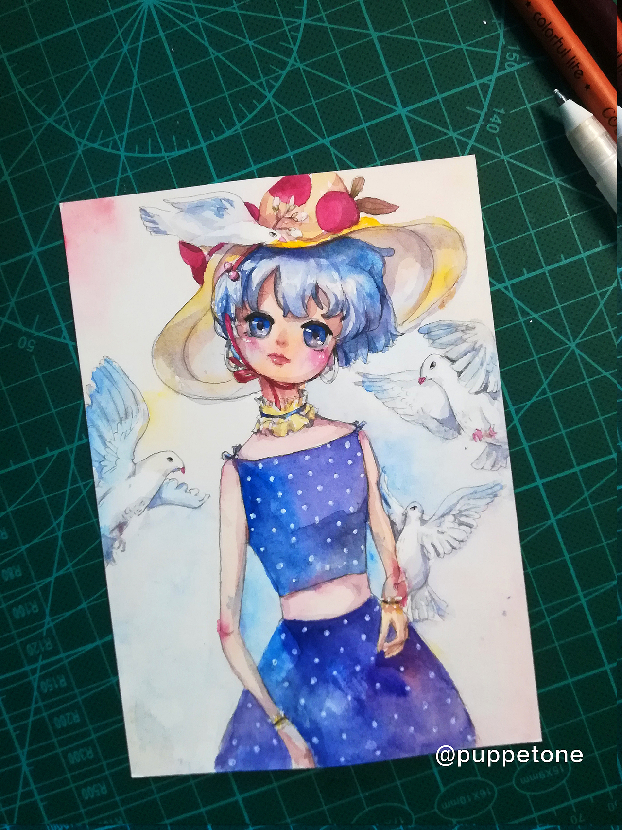 【puppetone】2018年水彩/手绘本 🌟第一弹（图ZMTQ4NTA5OTAw） - 创作习作 - 站酷设计师puppetone原创素材 - 站酷ZCOOL