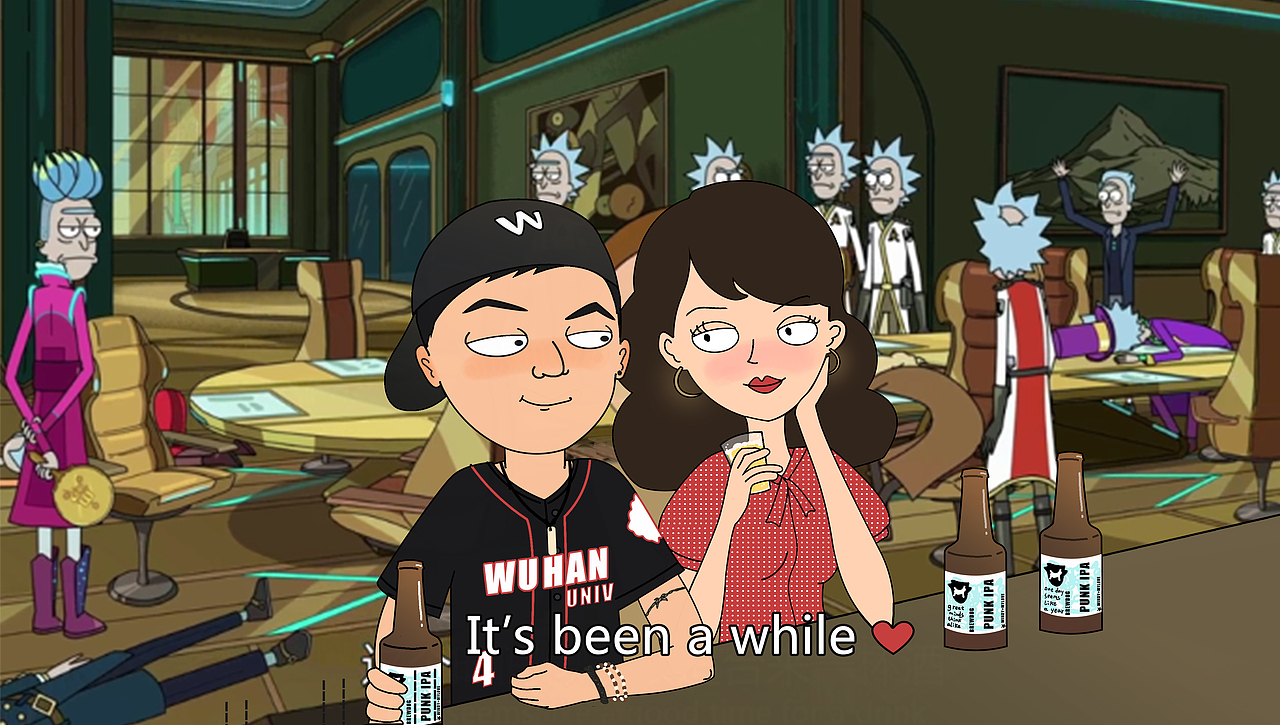 当你用美漫的风格的打开自己