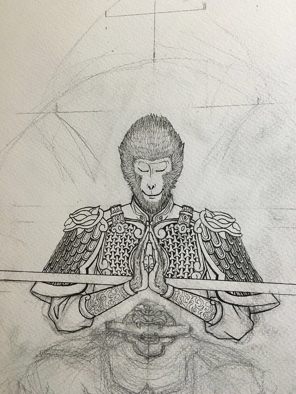 猴年贺图斗战胜佛