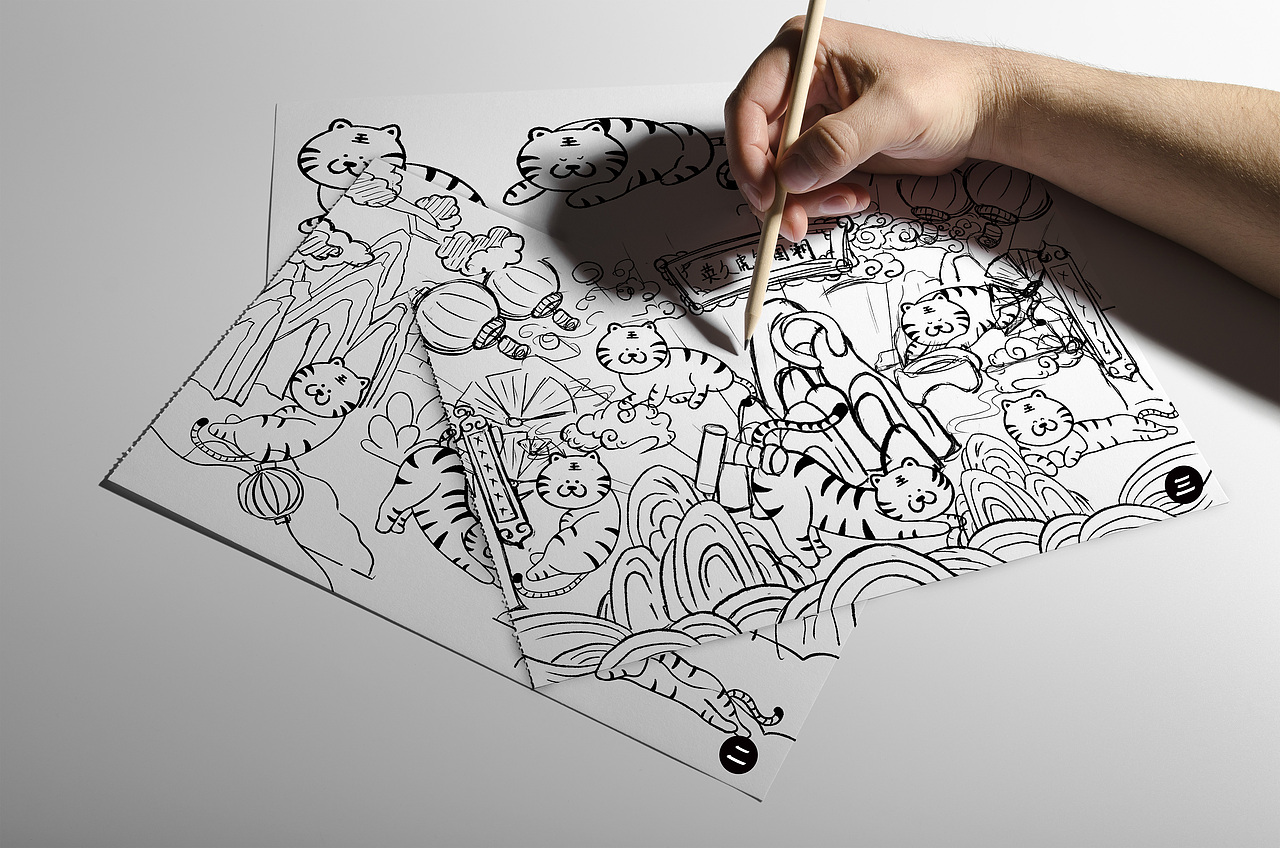 设计草图过程图