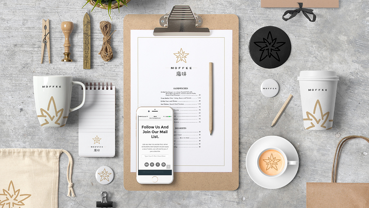 【魔啡moffee】咖啡品牌视觉系统设计（图ZNzYxNzE4MjA=） - 品牌 - 站酷设计师vita30原创素材 - 站酷ZCOOL