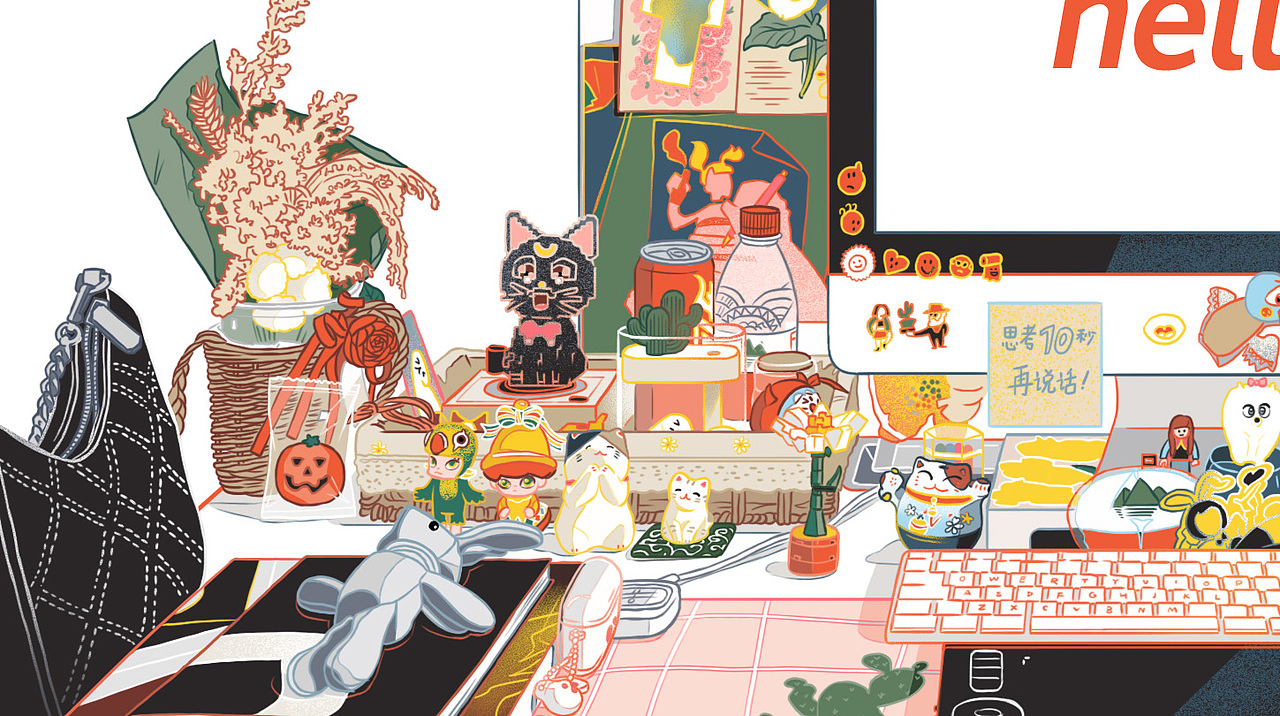 我的桌面（图ZMjYyNDM2MzQ4） - 创作习作 - 站酷设计师helloErika原创素材 - 站酷ZCOOL