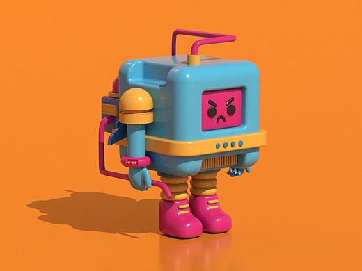C4D作品：卡通小人