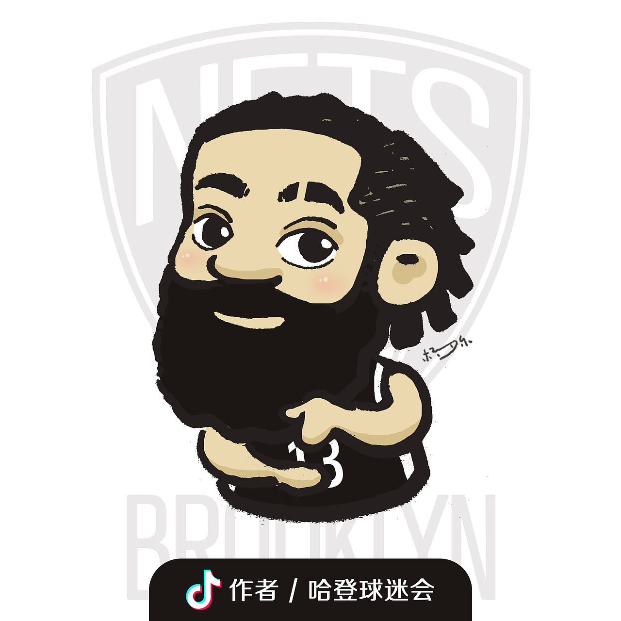 NBA卡通版篮网三巨头