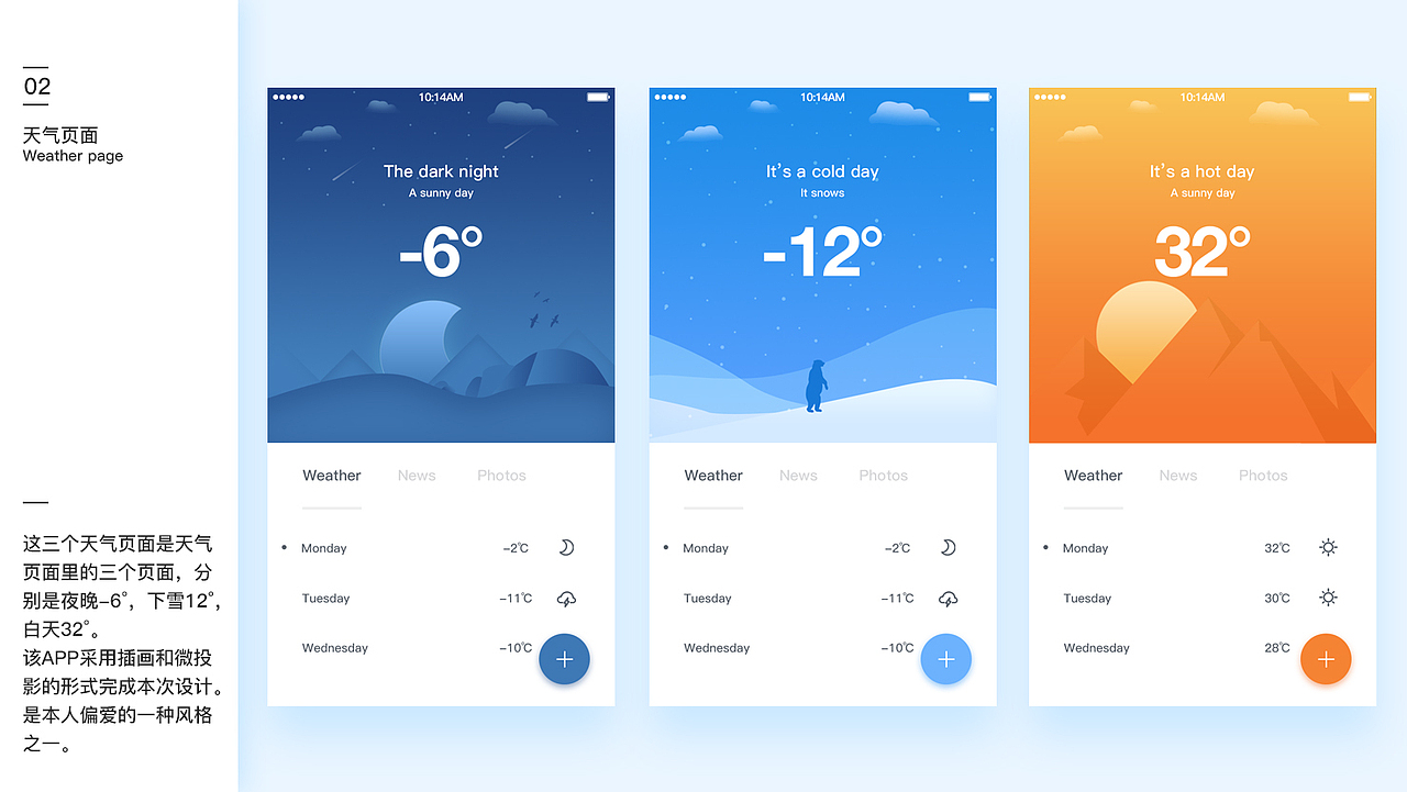 天气APP【附源文件下载】（图ZNzMxODU5MzY=） - APP界面 - 站酷设计师瑶瑶_YOYO原创素材 - 站酷ZCOOL