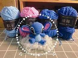 手工钩针玩偶第一单--史迪仔