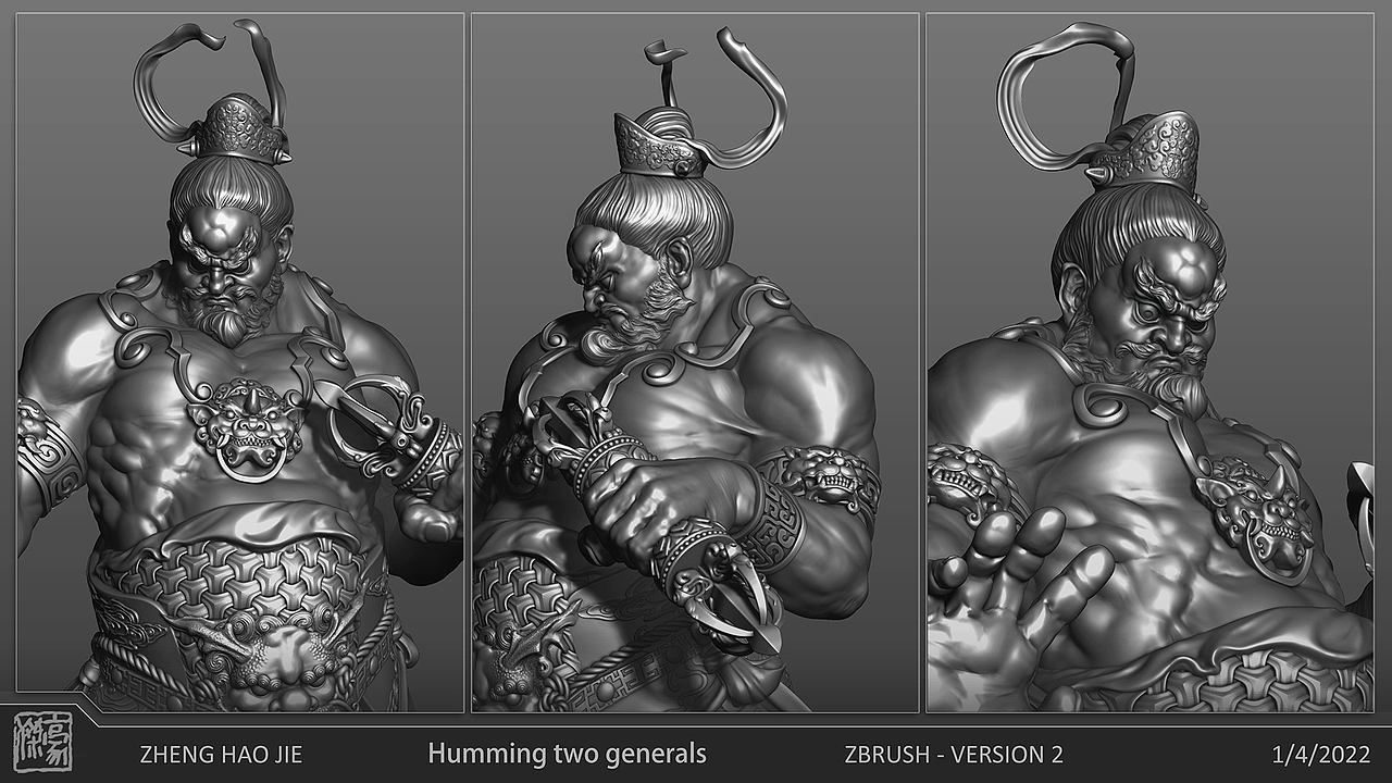 门神—— 哼哈二将