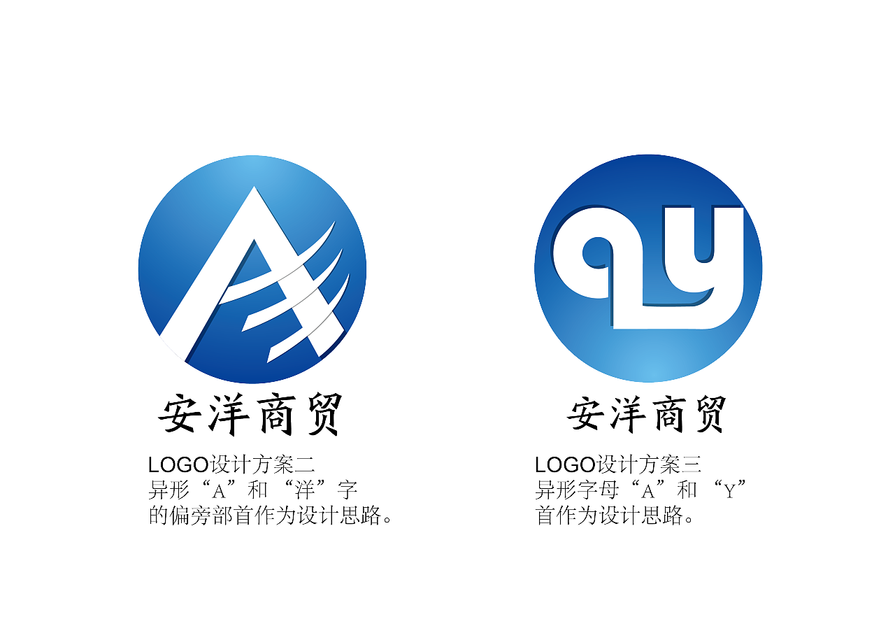 安洋商贸logo设计方案二——三