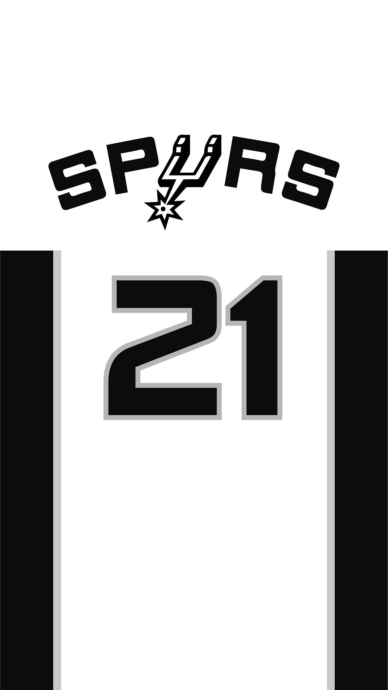 nba 马刺队 白色球衣主题 / 手机壁纸 头像