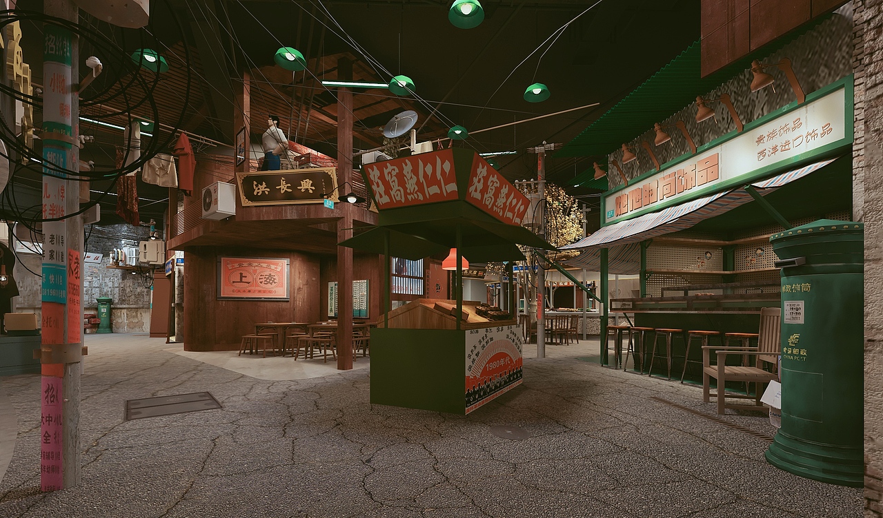 上海城市集市(北外滩来福士）（图ZMjY3ODMzNjA4） - 商业空间设计 - 站酷设计师之见设计原创素材 - 站酷ZCOOL