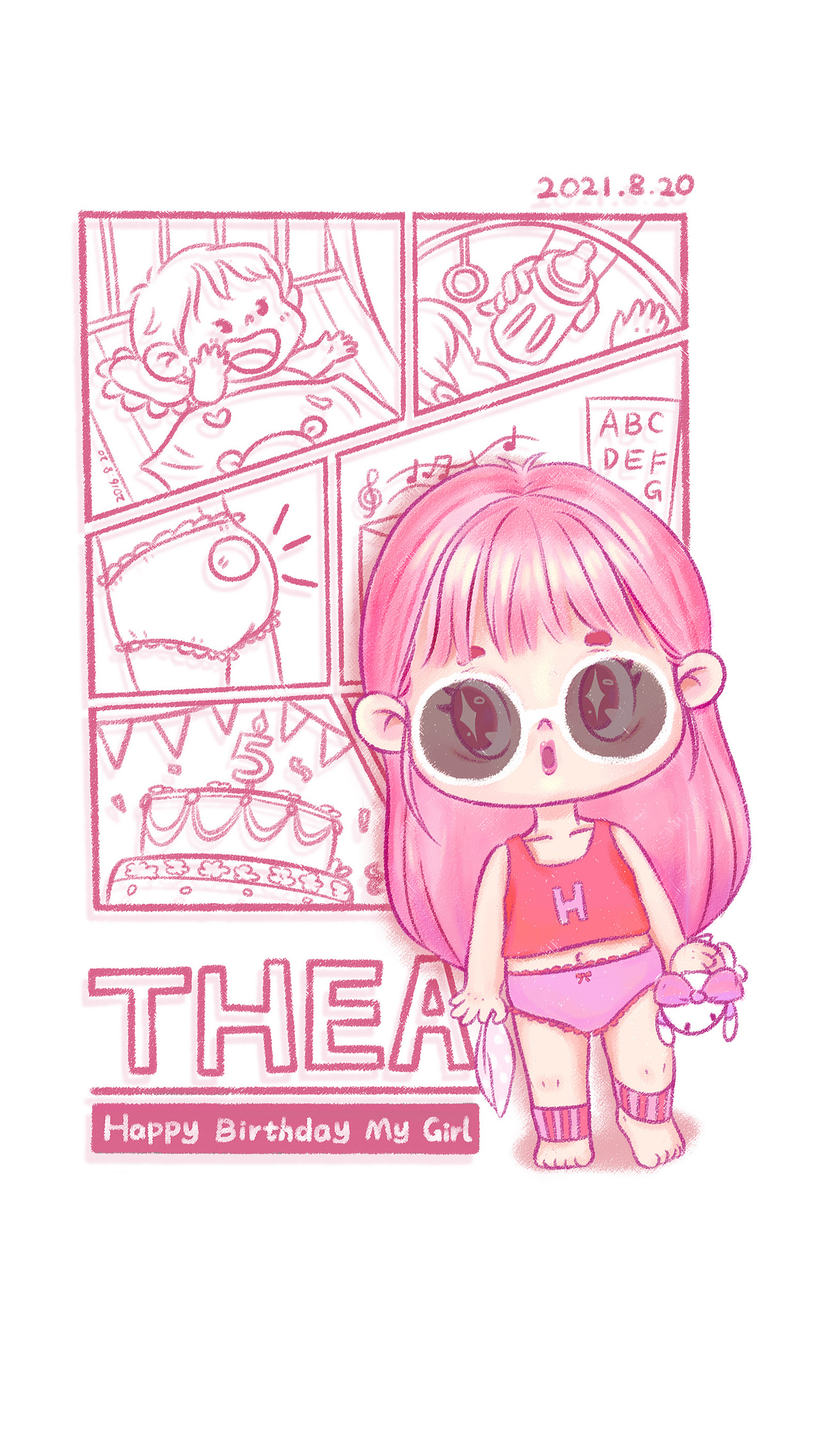 画女儿啊（图ZMjY3NzA2MTEy） - 儿童插画 - 站酷设计师坏毛旸子原创素材 - 站酷ZCOOL