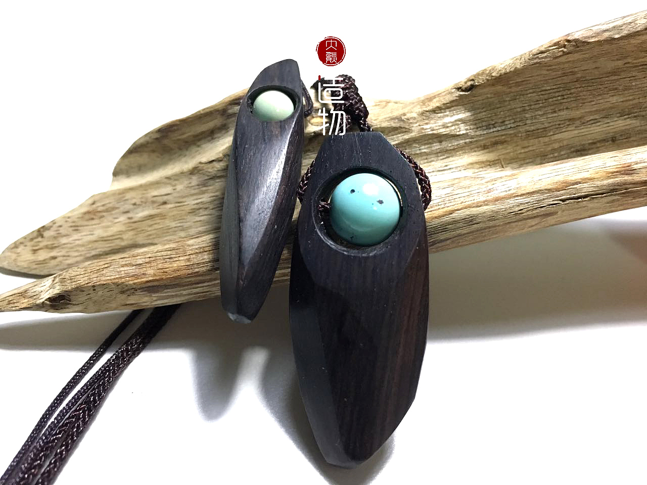 大熊造物-紫光檀綠松石情侶毛衣鏈（圖ZNjUxNzI5NzI=） - 首飾設計 - 站酷設計師乾博凱文創(chuàng)原創(chuàng)素材 - 站酷ZCOOL