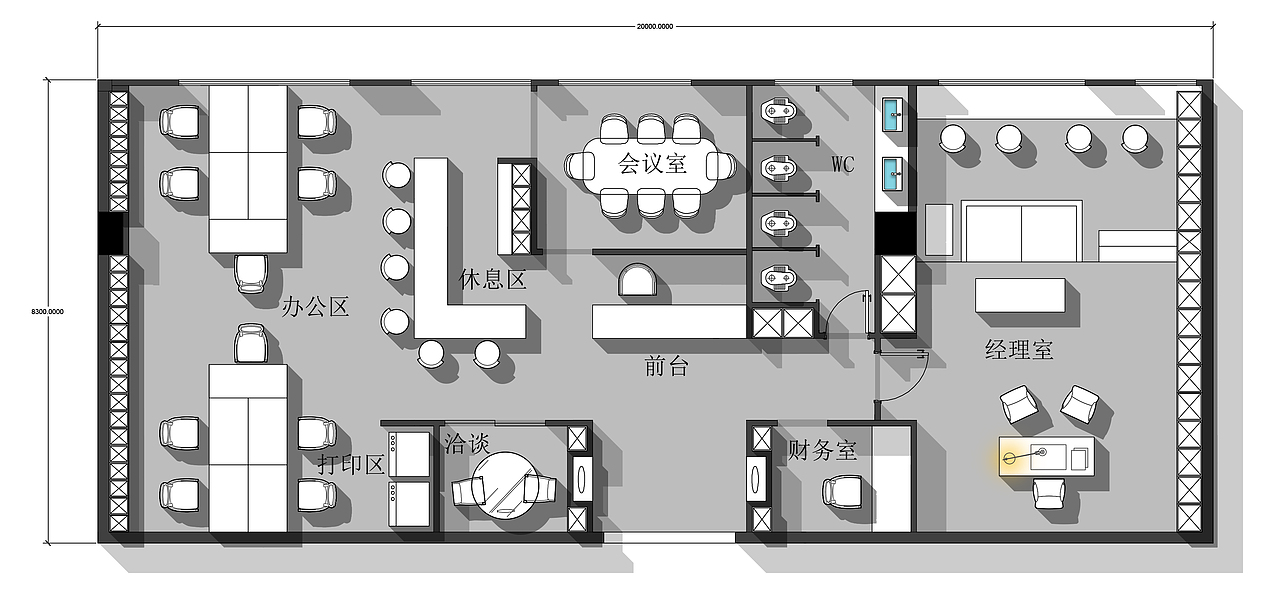 户型优化设计（图ZMTYxMDk4ODEy） - 家装设计 - 站酷设计师小小huan原创素材 - 站酷ZCOOL