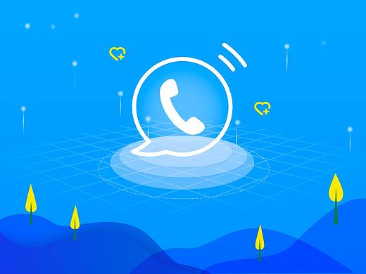 來電助手（個(gè)人主頁-ZMzQwOTYyMjQ=） - APP界面 - 站酷設(shè)計(jì)師落璃呀原創(chuàng)素材 - 站酷ZCOOL