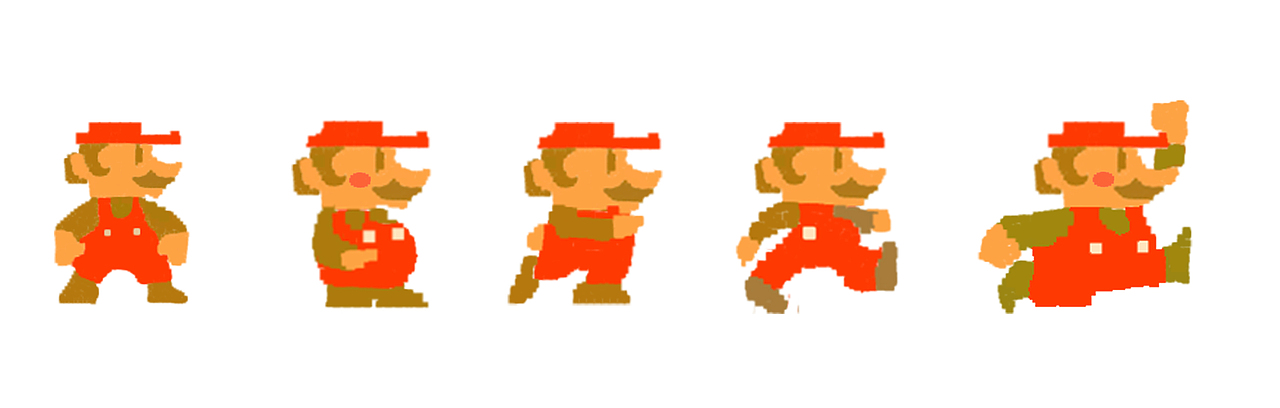 马里奥第一关地图