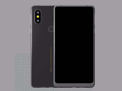 小米10犀牛模型 小米10pro3D模型MIX2S手机犀牛模型