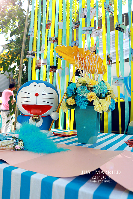 6月8号  一场温馨浪漫的室外撞色婚礼