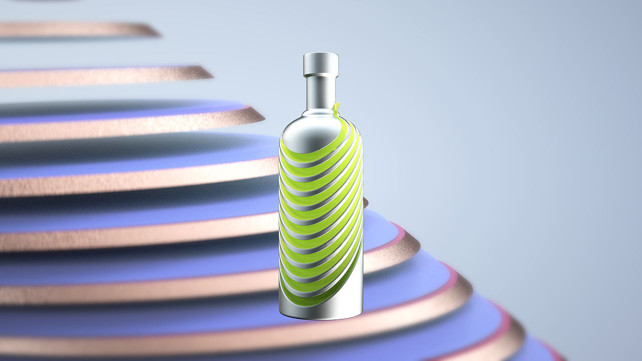 洲绿C4D丨疯狂的瓶子（图ZMjk1MTEwMjQ0） - 动画/影视 - 站酷设计师洲绿原创素材 - 站酷ZCOOL