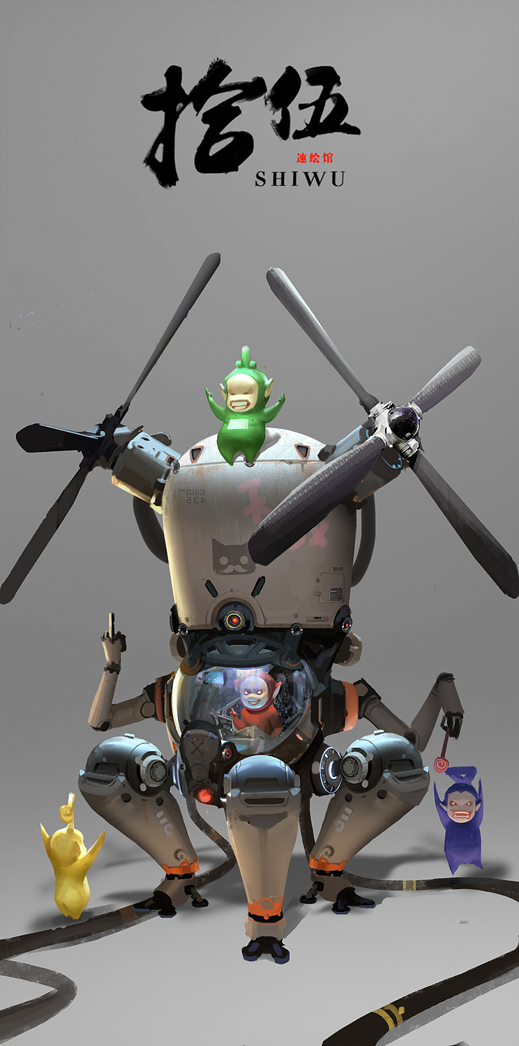 上半年画的同人小速涂。继续表达一个小故事（图ZODA4NTExNjA=） - 游戏原画 - 站酷设计师麦田圈CG原创素材 - 站酷ZCOOL