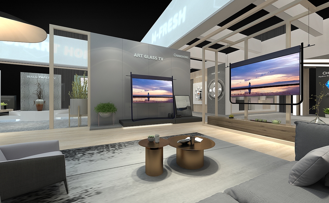 长虹CES（图ZMTYwMDgwODk2） - 展陈设计 - 站酷设计师虚幻无名原创素材 - 站酷ZCOOL