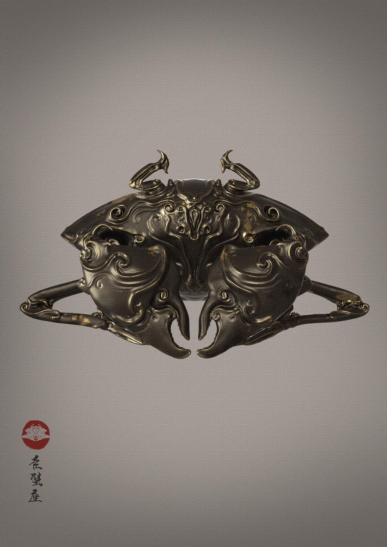 中国风格十二星座之巨蟹座