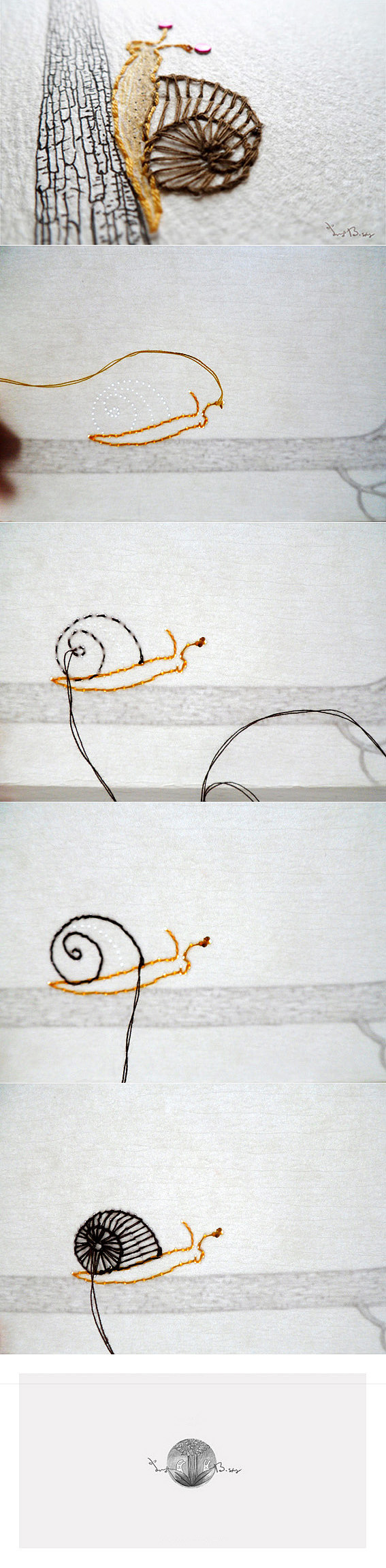 制作蜗牛卡片的过程（逆光拍摄）（图ZNzk4NDM4MA==） - 商业插画 - 站酷设计师青蛙野树原创素材 - 站酷ZCOOL