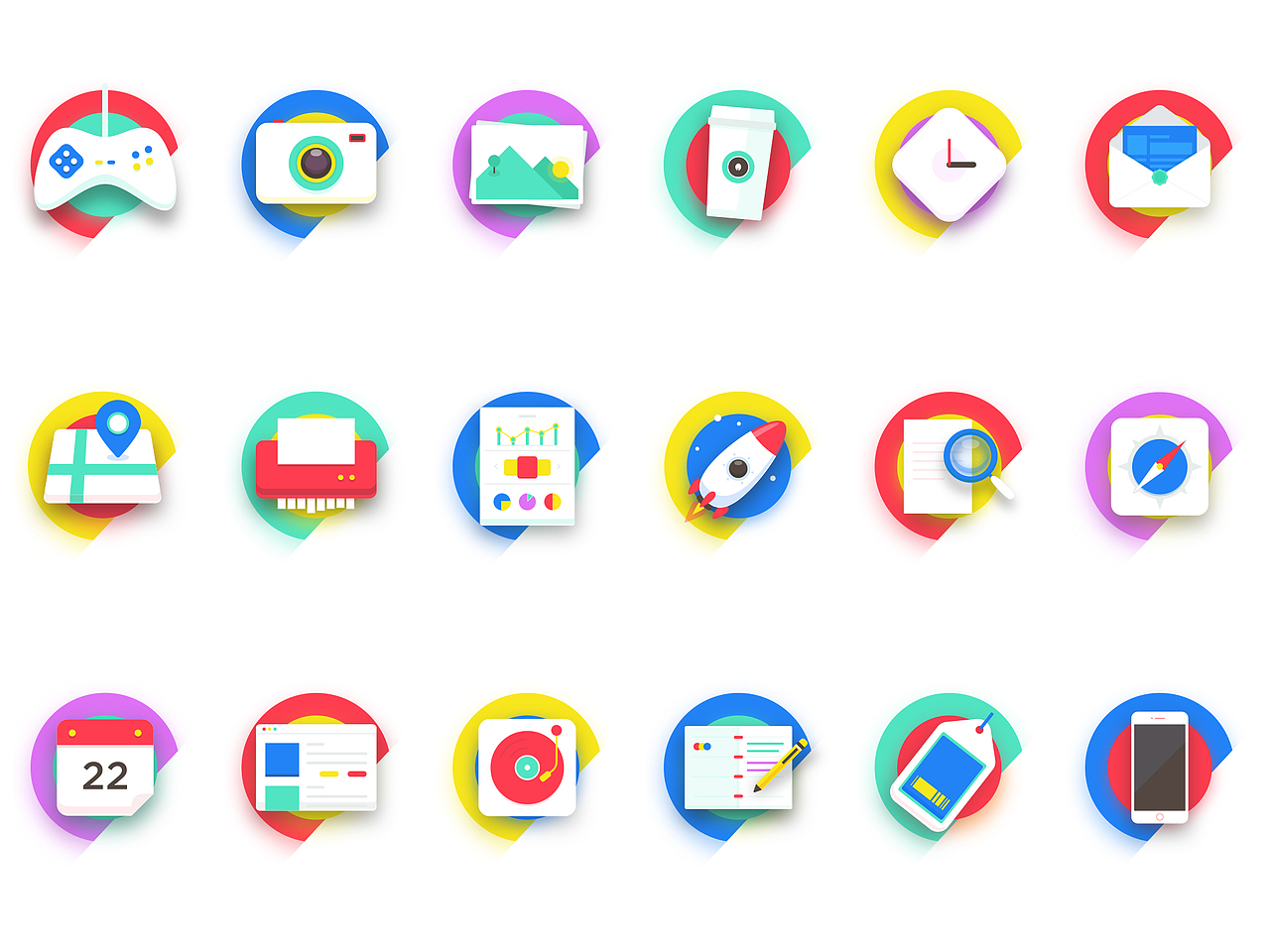 平面图标（图ZNDg1OTcwNjA=） - 图案 - 站酷设计师Mr先森原创素材 - 站酷ZCOOL