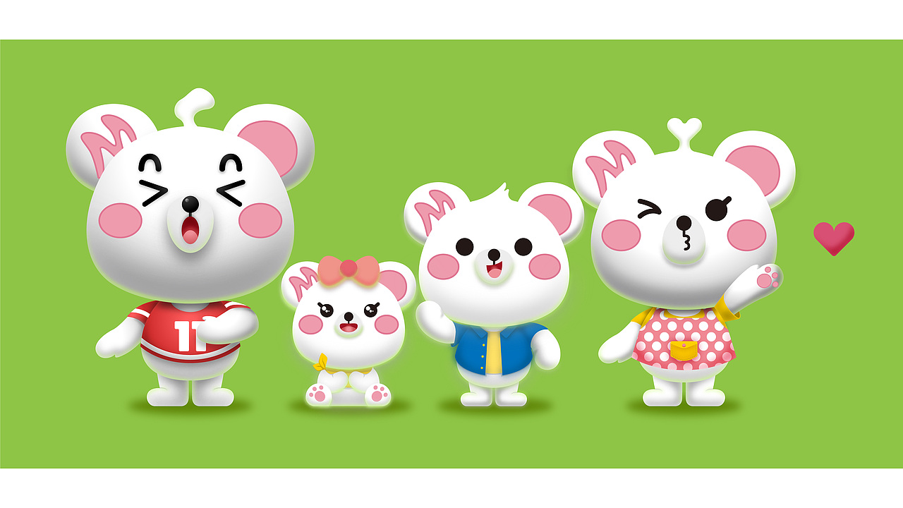 《Midea Family Q版形象设计》参赛作品