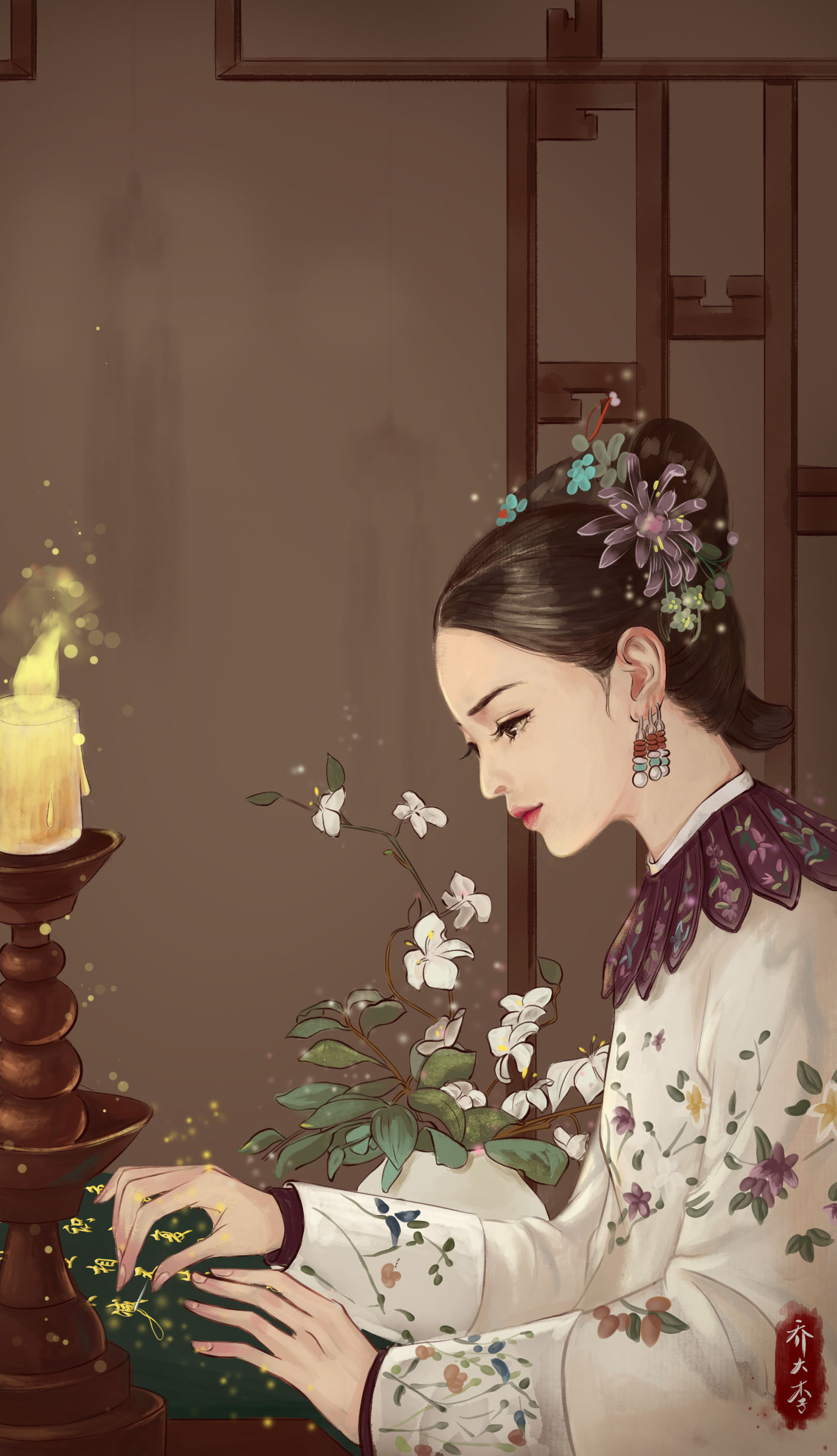 最近沉迷延禧攻略,摸鱼一张