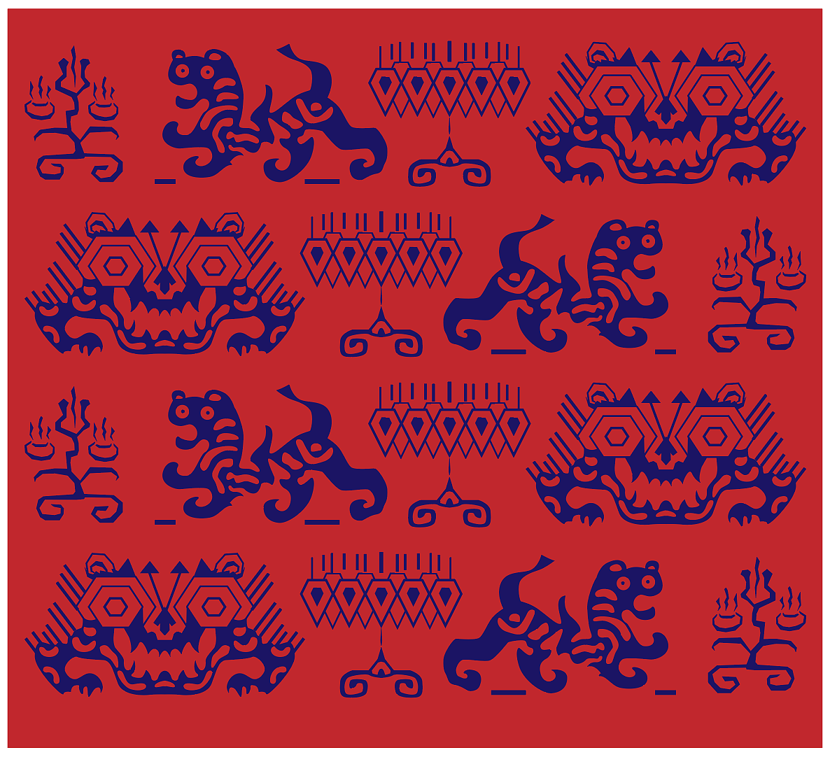 纹样集（前770年——907年）（图ZMTQ5NDkwNTky） - 图案 - 站酷设计师张明明的狗叫孤独原创素材 - 站酷ZCOOL