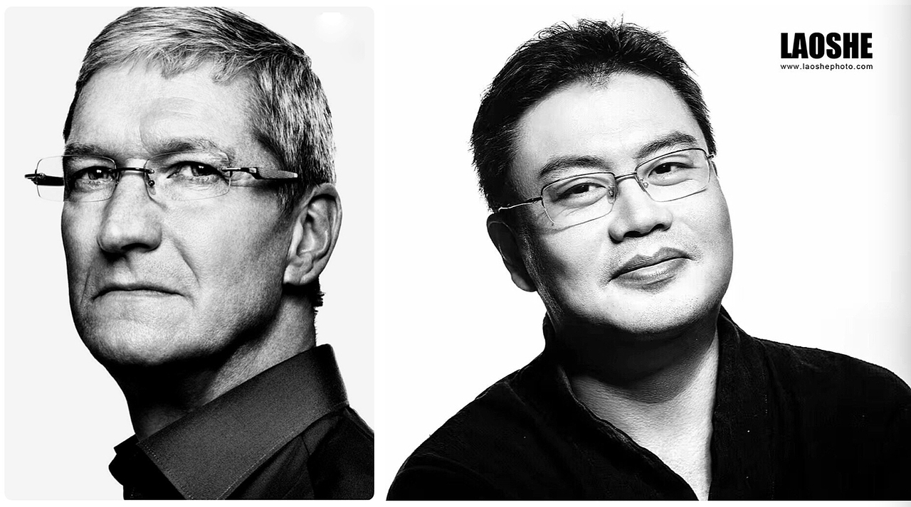 与同行的比较@企业家肖像/形象照/团队照/商务人像