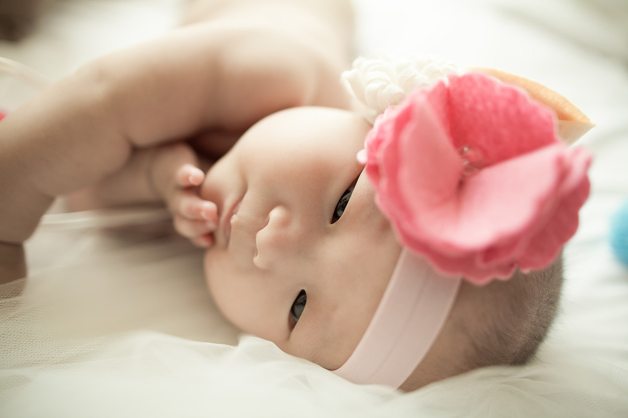 宝宝带来的幸福满满