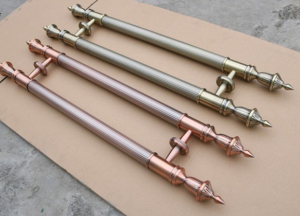 欧式仿古铝雕刻大门拉手酒店别墅大门门拉手