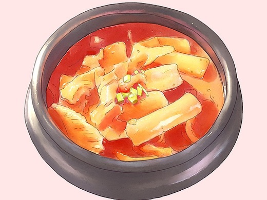 [板绘-170603]水彩风年糕插画