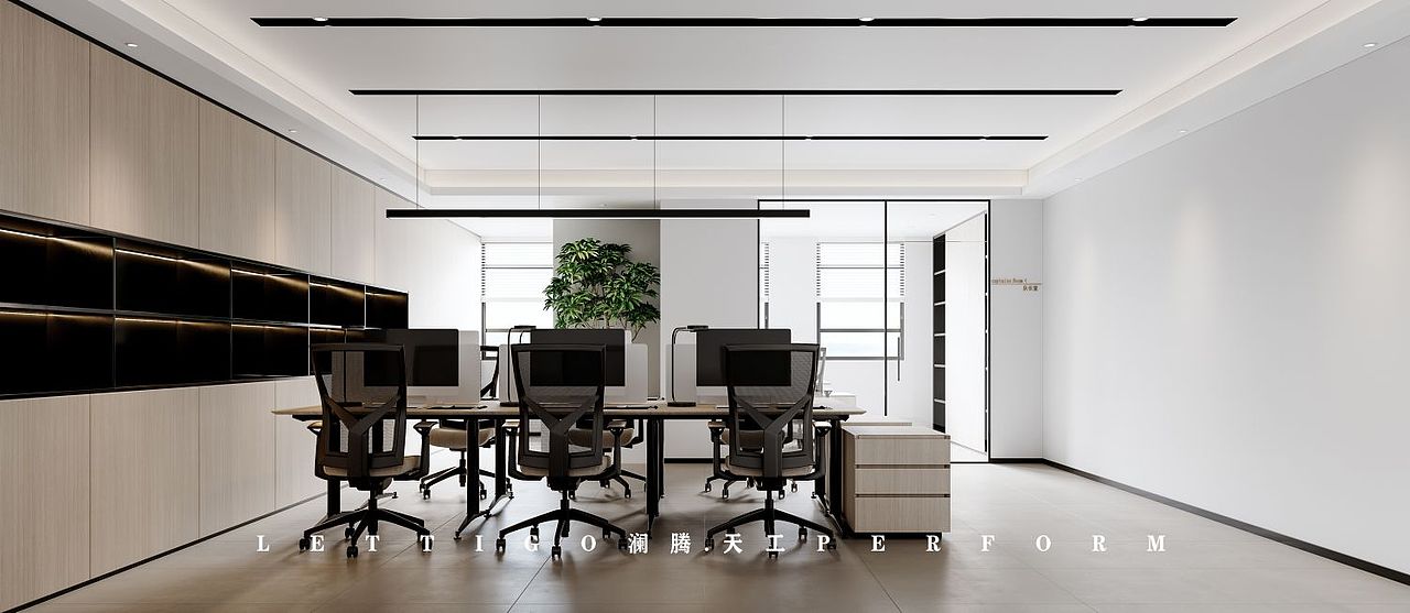 现代办公空间|办公装修设计（图ZMzM3ODEzOTQw） - 商业空间设计 - 站酷设计师DesignerZtt186原创素材 - 站酷ZCOOL