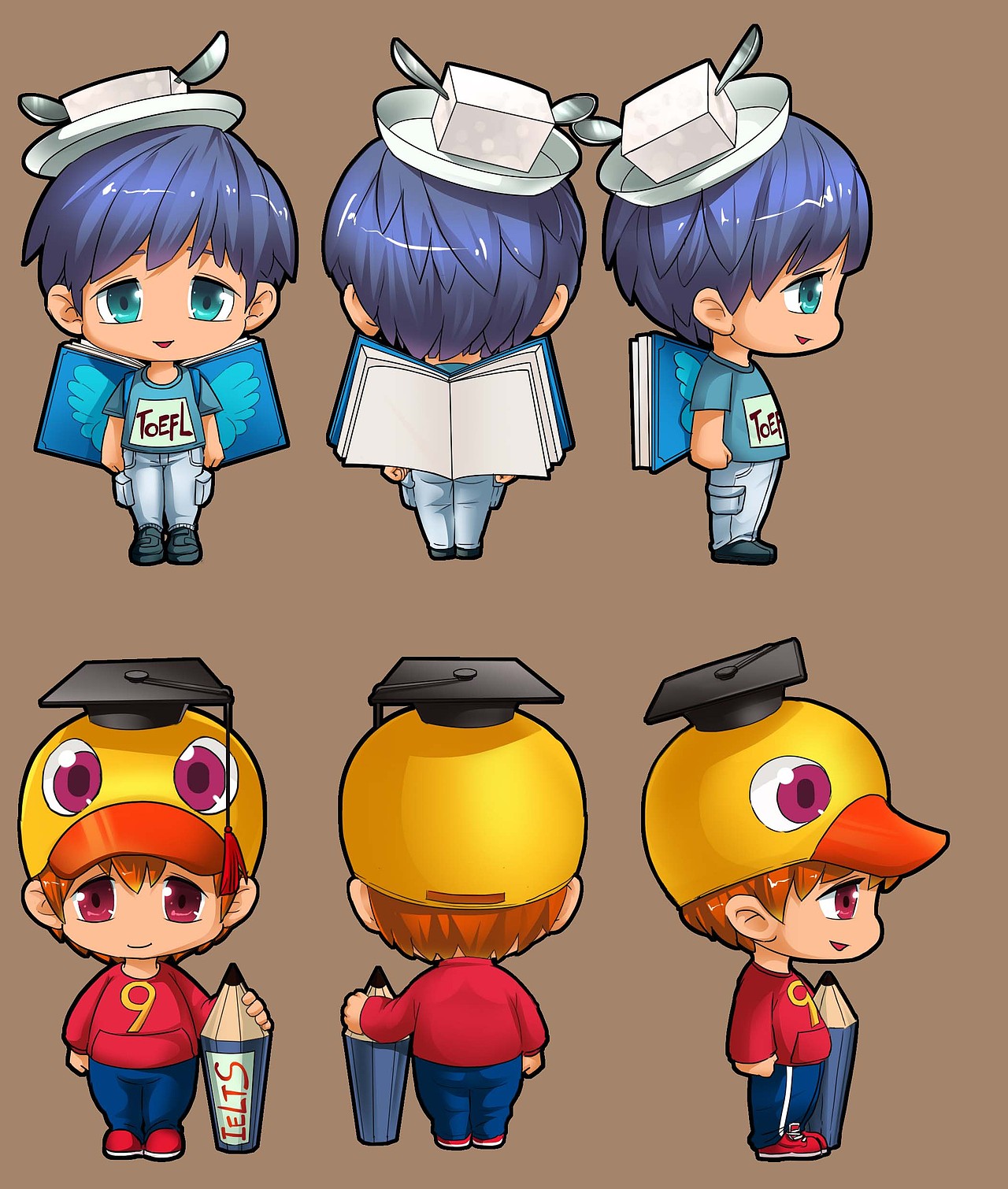 环球教育吉祥物-山海传媒（图ZNDExNTUyMDA=） - 单幅漫画 - 站酷设计师山海原创素材 - 站酷ZCOOL