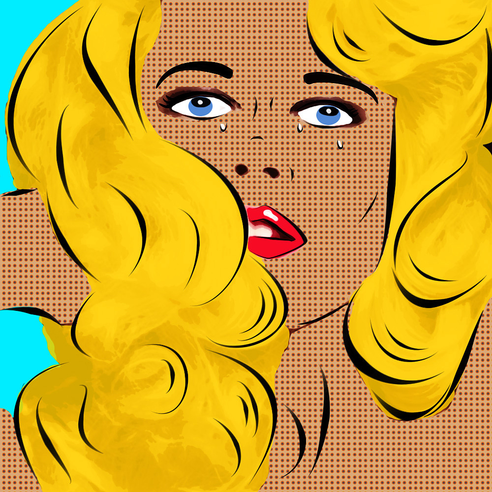 波普艺术钢笔勾线