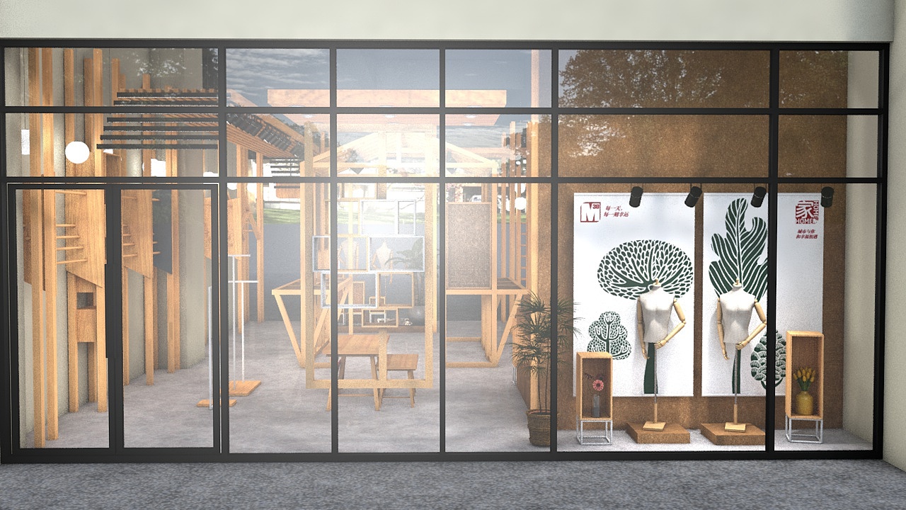 m30女装生活馆构思到成品