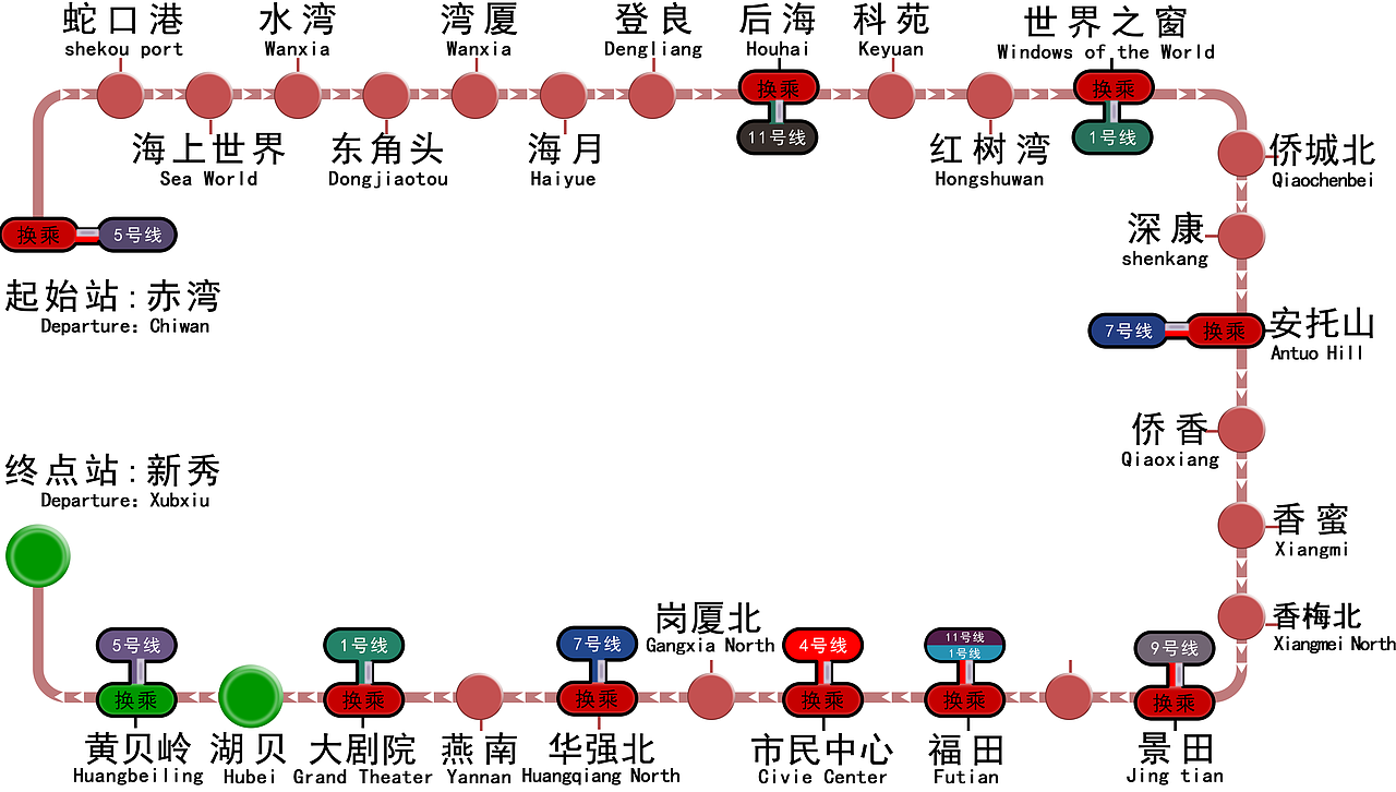深圳地铁二号线（图ZMjAxOTQ3Mzg0） - APP界面 - 站酷设计师芦柑s原创素材 - 站酷ZCOOL