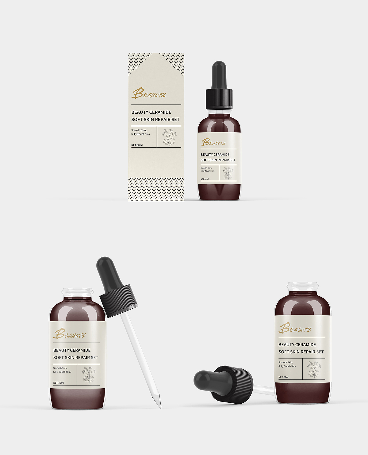 美妆包装设计三组合集（图ZMjExMTEwNDY4） - 生活用品 - 站酷设计师绮Phoebe原创素材 - 站酷ZCOOL