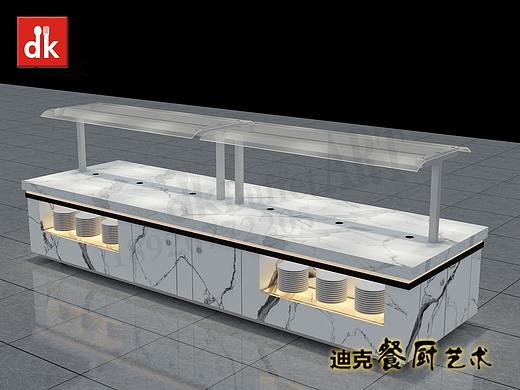 餐台设备 员工餐厅自助餐台效果图 北京南郊机场餐台