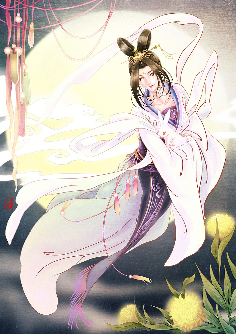 中国神话人物系列——嫦娥奔月