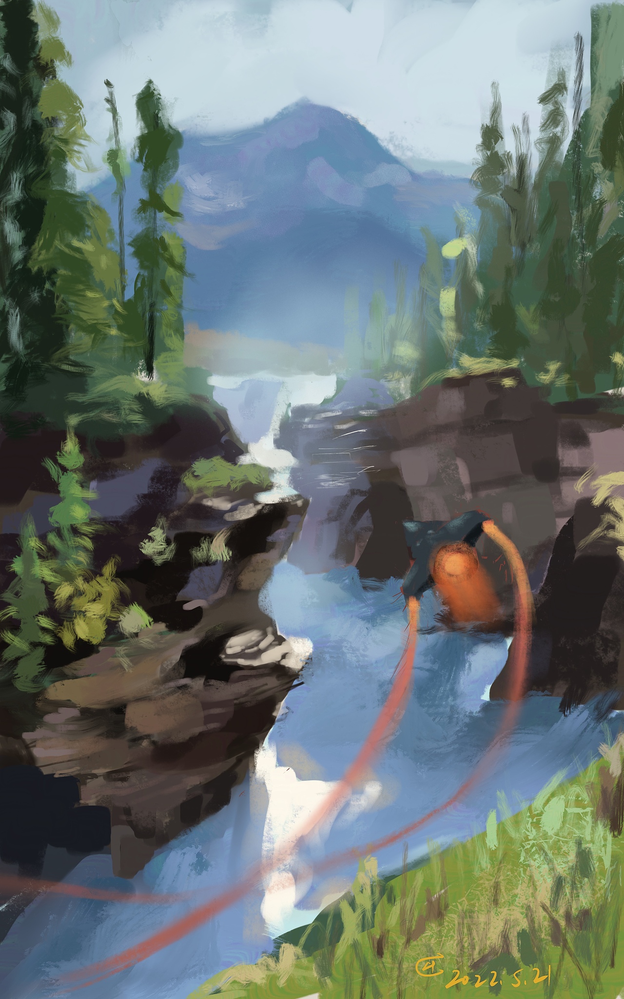 速涂练习（图ZMzA1NjE2ODQw） - 创作习作 - 站酷设计师苍苍鹤原创素材 - 站酷ZCOOL