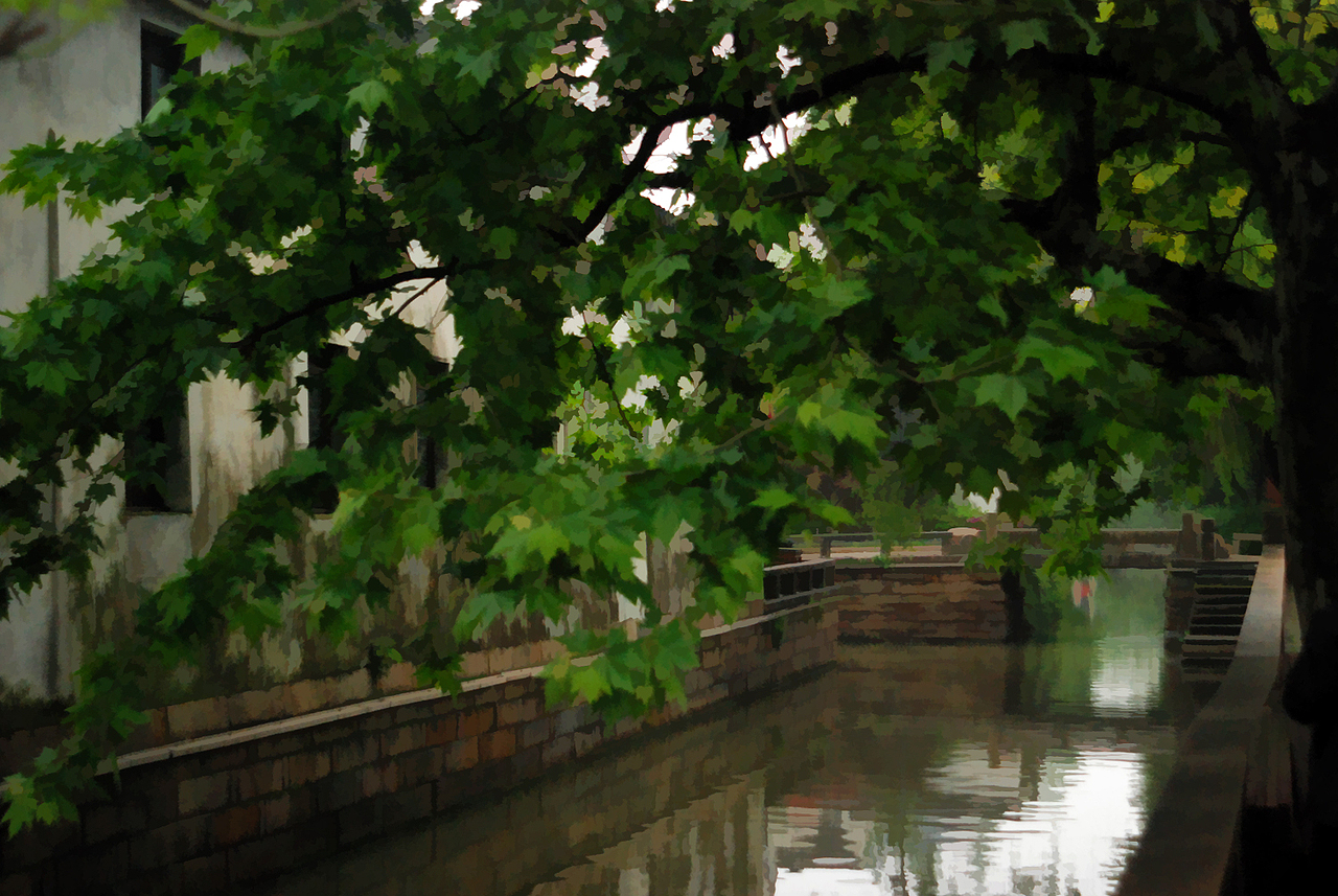 拙政园以及平江路上