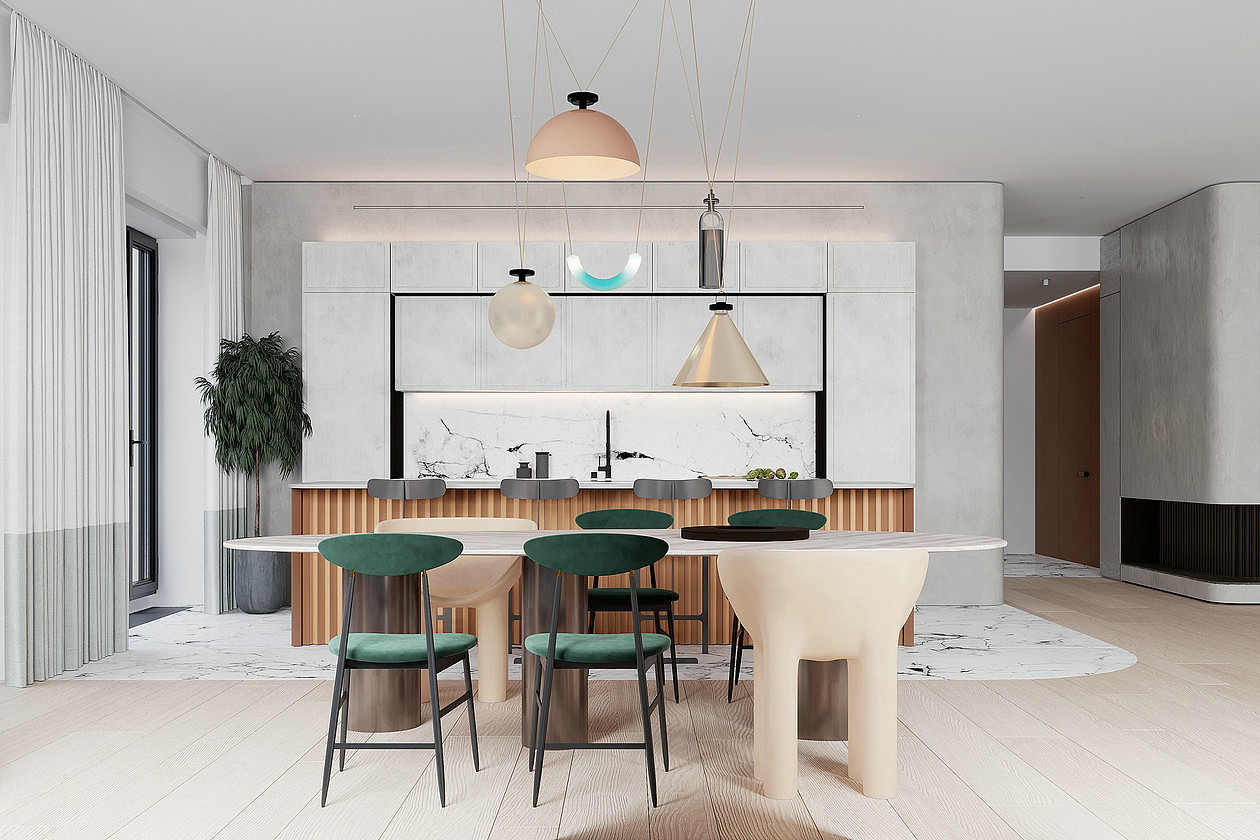 彩色系住宅 让空间更具艺术气息（图ZMjk1MDE0NTk2） - 家装设计 - 站酷设计师A17730029017原创素材 - 站酷ZCOOL