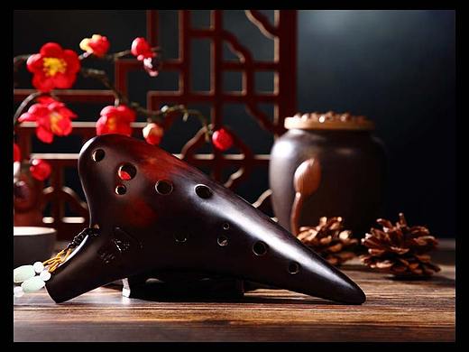 产品摄影案例分享/太原鼎美产品摄影乐器拍摄-陶笛拍摄