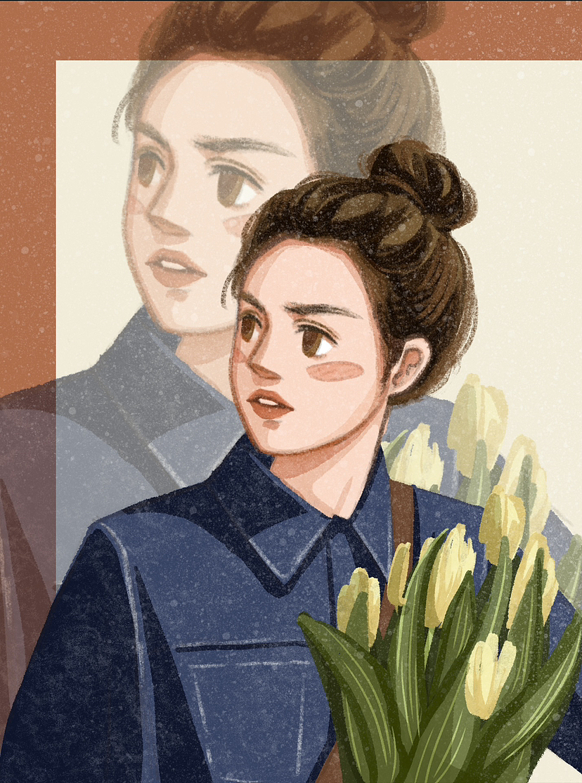 阿茫原创插画｜复古画报风半身总结1/3（图ZMzM5MzMxNjAw） - 商业插画 - 站酷设计师阿茫_Carol原创素材 - 站酷ZCOOL