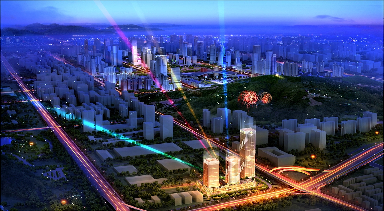 深圳新浩E都写字楼标识设计